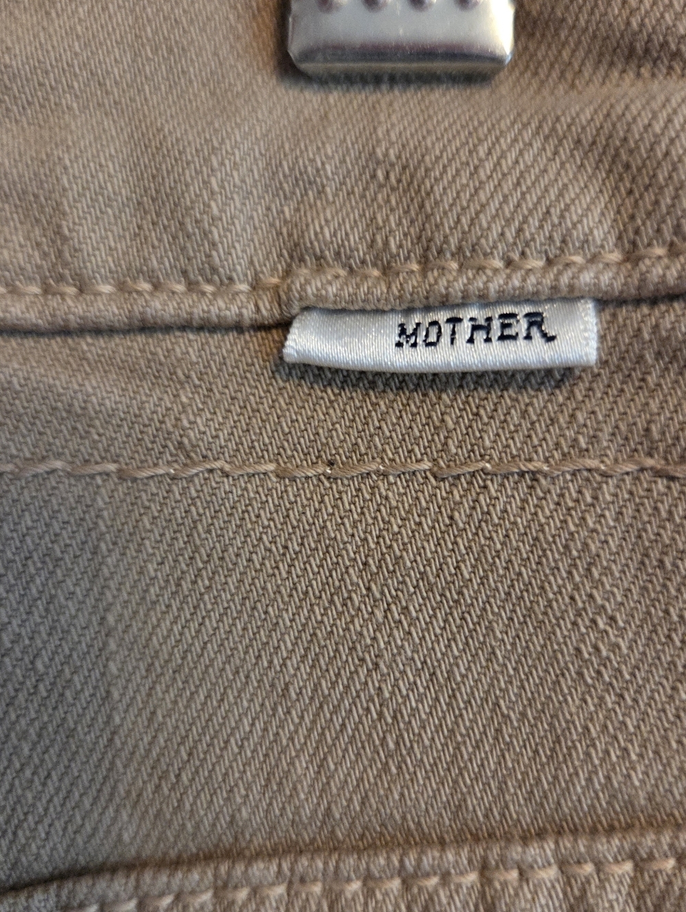 MOTHER The Dodger Flood Jeans Pants Dark Khaki Size 29 - Picture 7 of 12